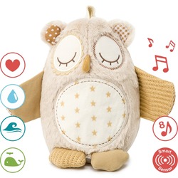 Cloud b® Nighty Night Owl Smart Sensor™-Plyšová hračka/Zvieratko s melódiou- Sova, 0m+