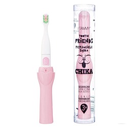 VITAMMY TOOTH FRIENDS detská sonická zubná kefka, ružová-CHIKA, od 3 rokov