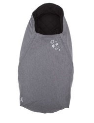 CuddleCo Comfy-Extreme, Dětský fusak, 90x50cm, šedá melanž / černá, hvězdy