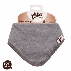 XKKO BMB Colors – Lätzchen/Schal, Silber (1 Stück)