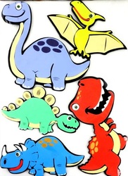 Nástenné dekorácia, Dinosaury