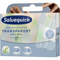 Salvequick Aloe Vera Patch transparent, 20 Stk