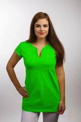 Primastyl Dámske zdravotnícke Tričko s krátkym rukávom NINA, zelená, veľ. XXXL