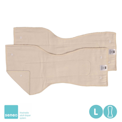 Anatomisch geformte Einlegesohlen SENEO Twill, Größe L, 2 Stk