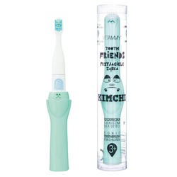 VITAMMY TOOTH FRIENDS detská sonická zubná kefka, zelená-KIMCHI, od 3 rokov