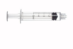 SOL-M Dreiteilige Spritze mit Luer Lock, skaliert auf 0,01 ml, 20 ml, 100 Stück