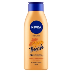 NIVEA Sun Touch, Tónovacie telové mlieko,  400ml