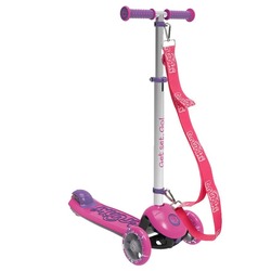 Trunki Skládací koloběžka, růžová, velká, od 3-9 let