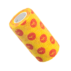 VITAMMY Autoband Selbstklebende Binde mit Flash-Aufdruck, gelb, 10cmx450cm