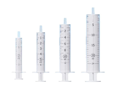 MARGOMED Zweiteilige Spritze, Einweg, latexfrei, 2 ml, 100 Stück