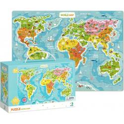 DoDo Puzzle - Weltkarte 100 Teile