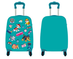 Nickelodeon Kinderkoffer auf Rollen, Paw Patrol, dunkelblau, groß, 3r+
