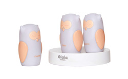 Olala Boutique LED Nočné svetielka Sovy, 3ks, biela