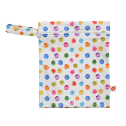 XKKO Nepremokavé vrecko, veľkosť S  - Watercolour Polka Dots