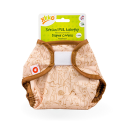 XKKO Vrchné plienkové nohavičky  Newborn - Safari Honey Mustard