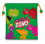 Euroswan Snackbeutel für Kinder, Crazy Dino