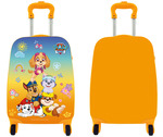 Nickelodeon Gyermek bőrönd kerekeken, Paw Patrol, sárga, nagy, 3r +