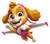 Nickelodeon Wanddekoration Paw Patrol - Skye in Aktion