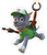 Nickelodeon Wanddekoration Paw Patrol - Rocky in Aktion