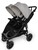Baby Monsters Easy Twin 4 Ultra schmaler Kinderwagen für Zwillinge (Breite 65 cm), grau