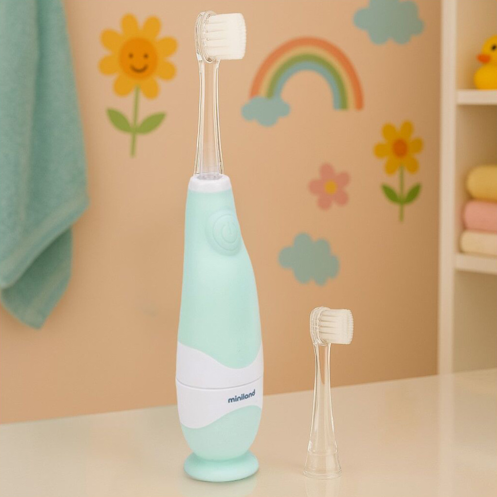 Miniland Náhradné hlavice pre detskú sonickú kefku (2 ks)