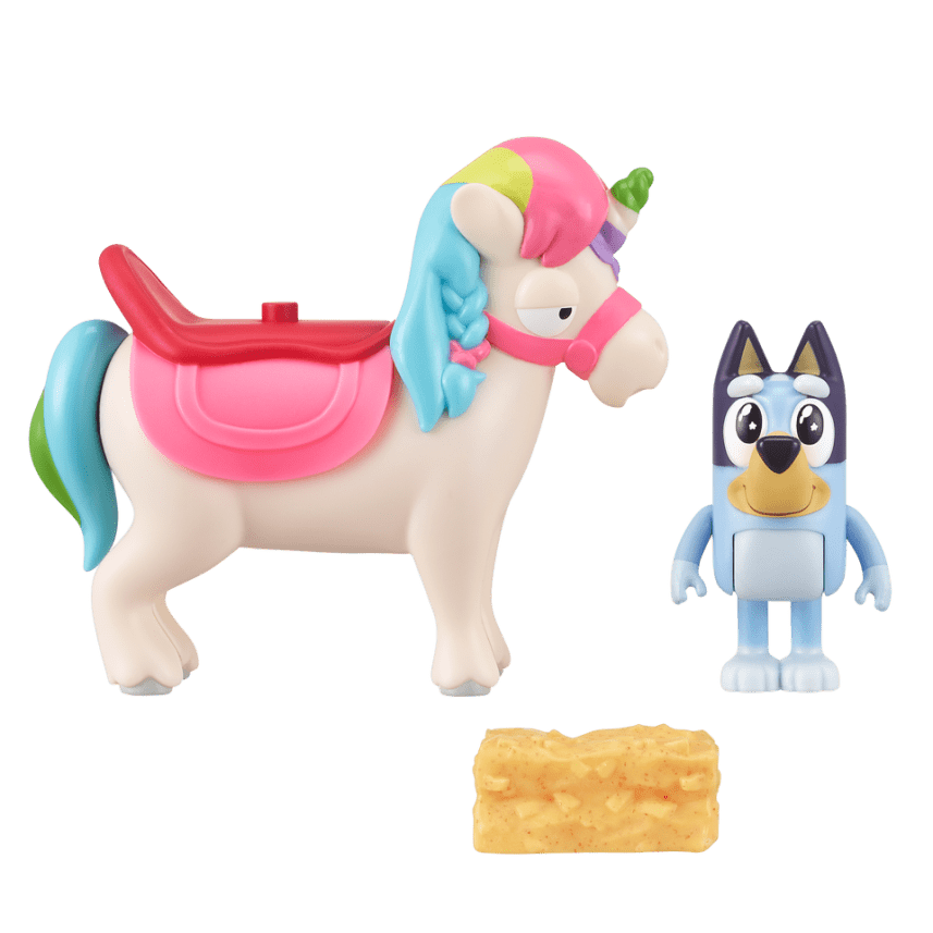 BLUEY Unipony ride set,  Jednorožec - set figúrok a príslušenstva