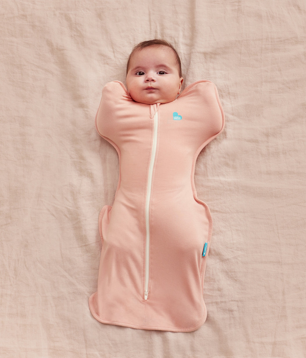 Love To Dream Zavinovačka Swaddle UP - veľkosť S - púdrová ružová ETAP1 - 0,2 TOG Originál