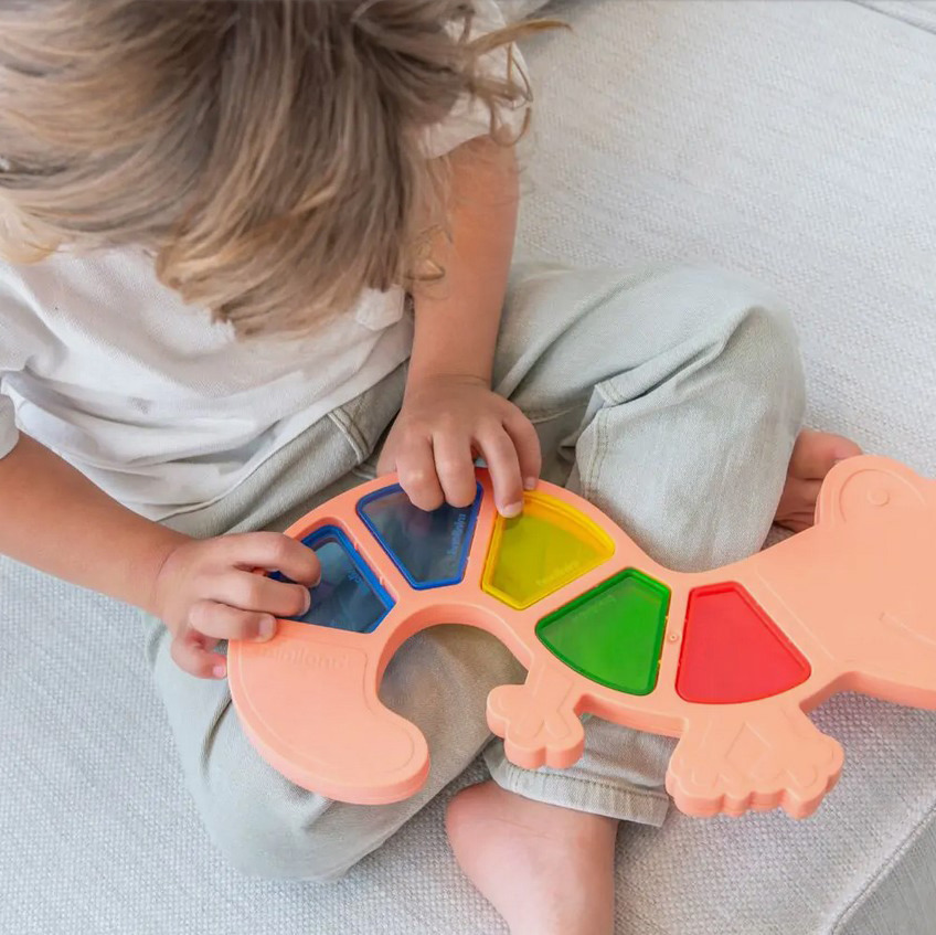 Miniland Senzorická skladačka - Jašterica