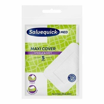 Salvequick Med Maxi Cover Náplasť maxi, 5 ks