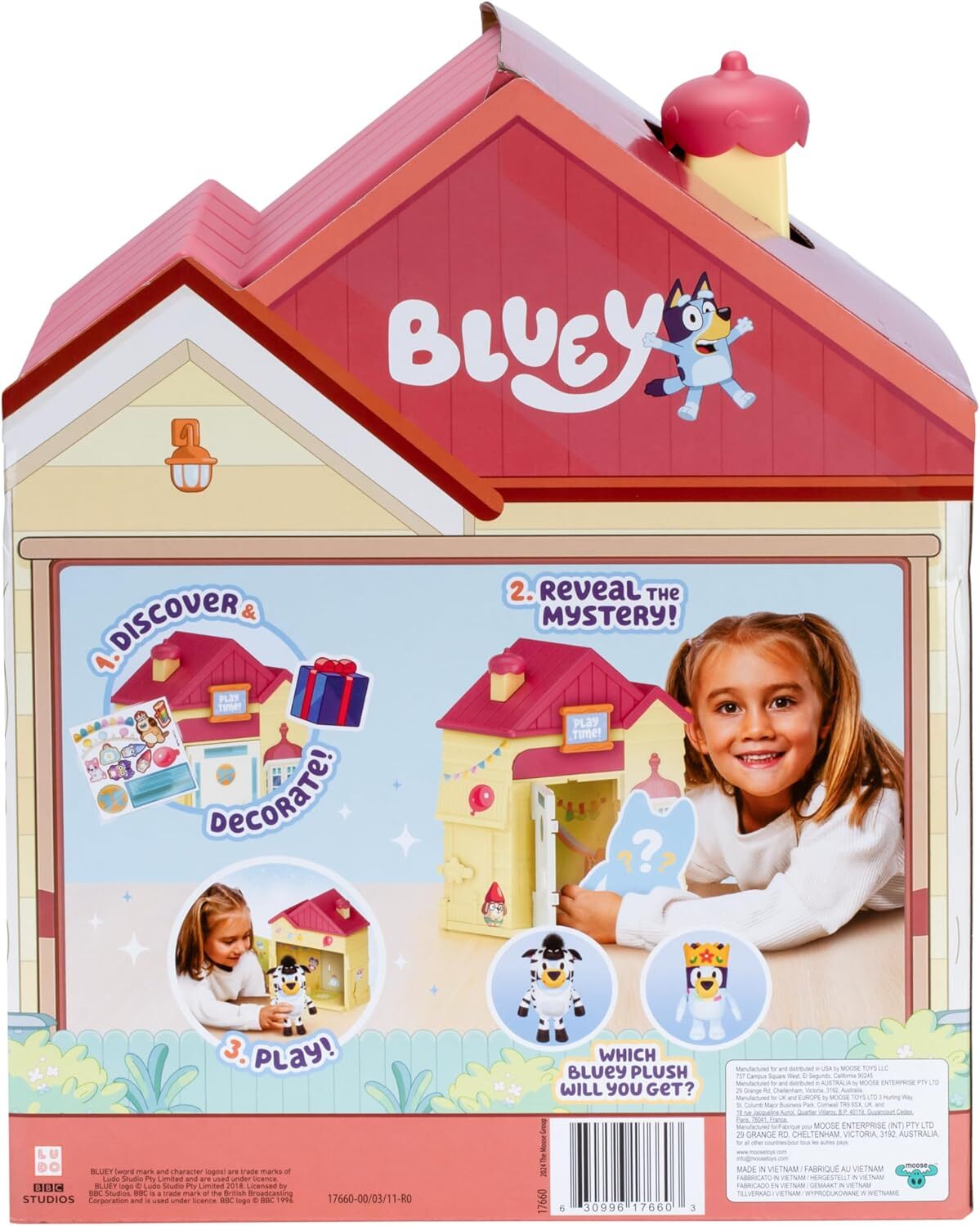 BLUEY Hrací set - Blueyho domček s prekvapením