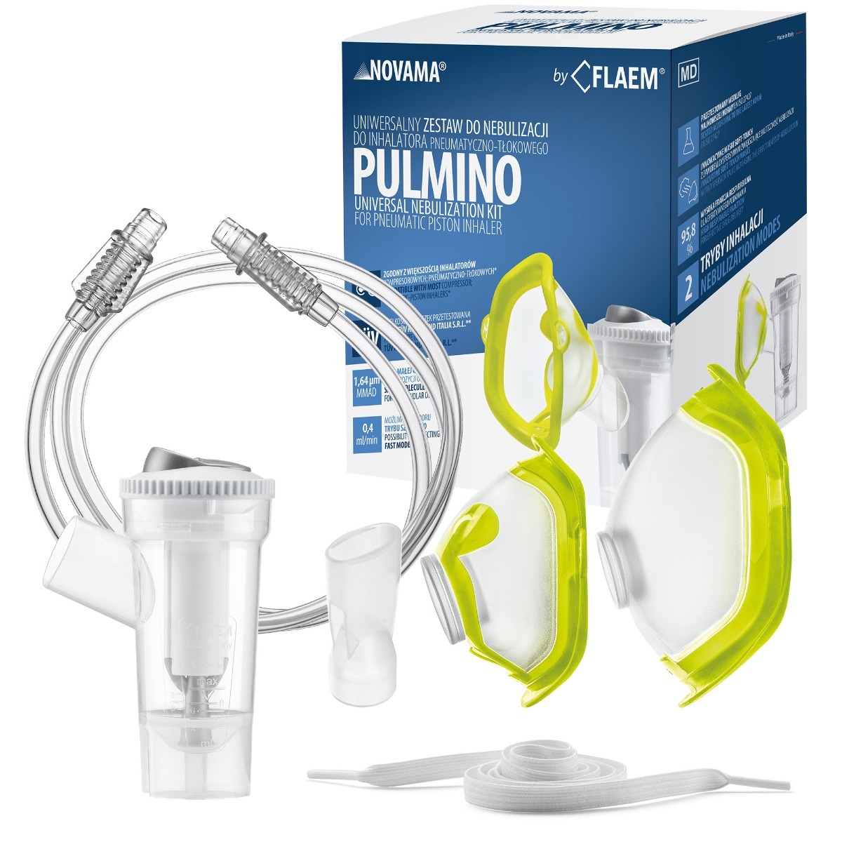 NOVAMA Pulmino Univerzálna sada príslušenstva pre pneumaticko-piestové inhalátory
