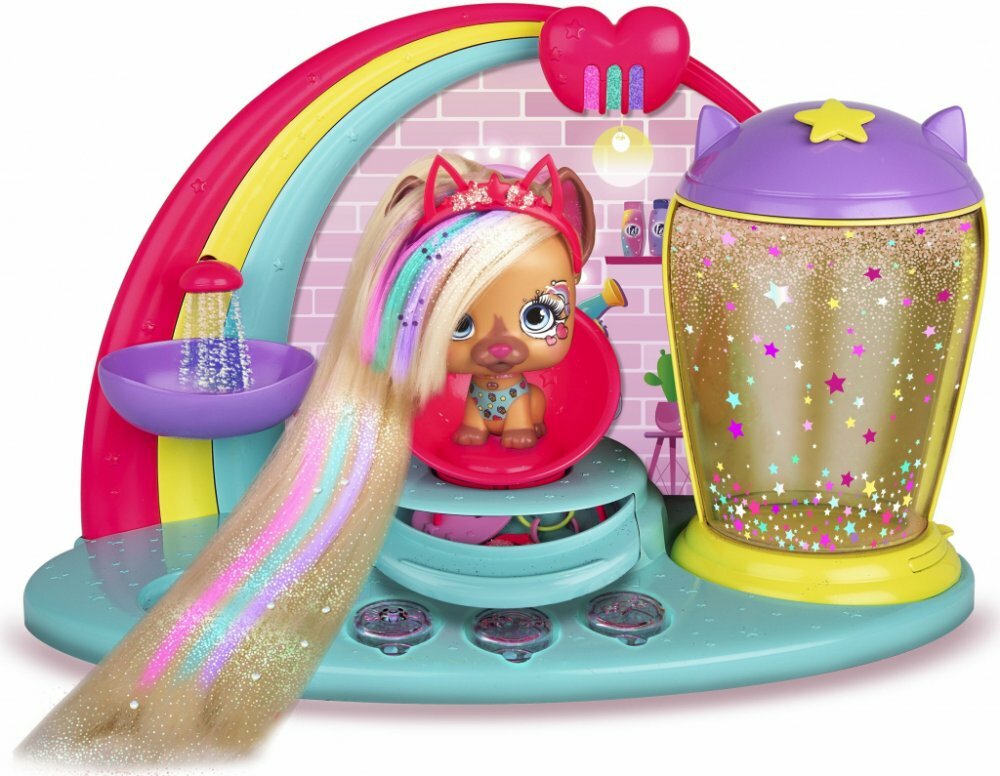 IMC Toys VIP Pets Fabio & Fabia - Hair Salon Playset (kaderníctvo)