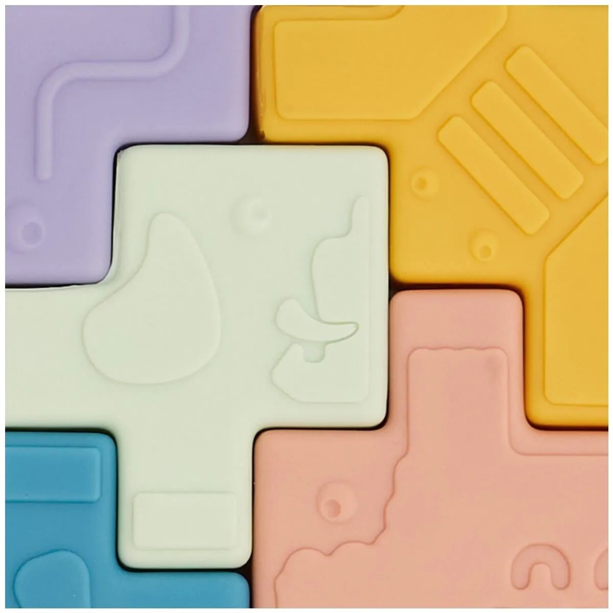 Miniland Mäkké gumové kocky so zvieratkami (sada)