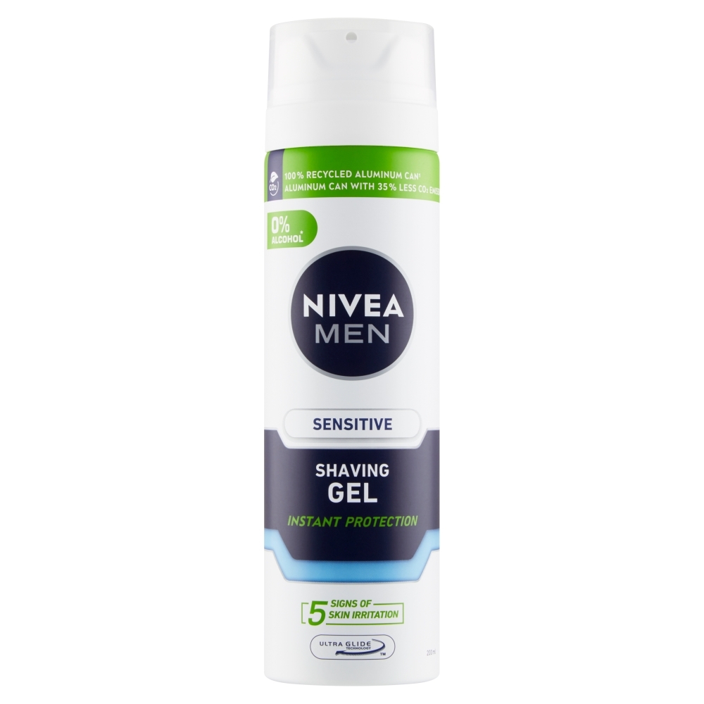 NIVEA Men Sensitive Gél na holenie, 200 ml