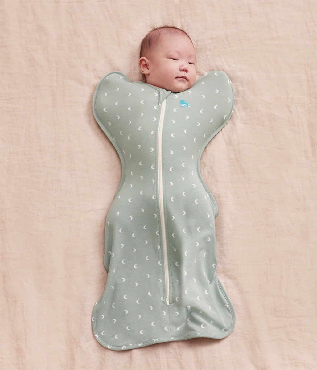 Love To Dream Zavinovačka Swaddle UP - veľkosť S - olivová/mesiac ETAP1 - 1 TOG Originál