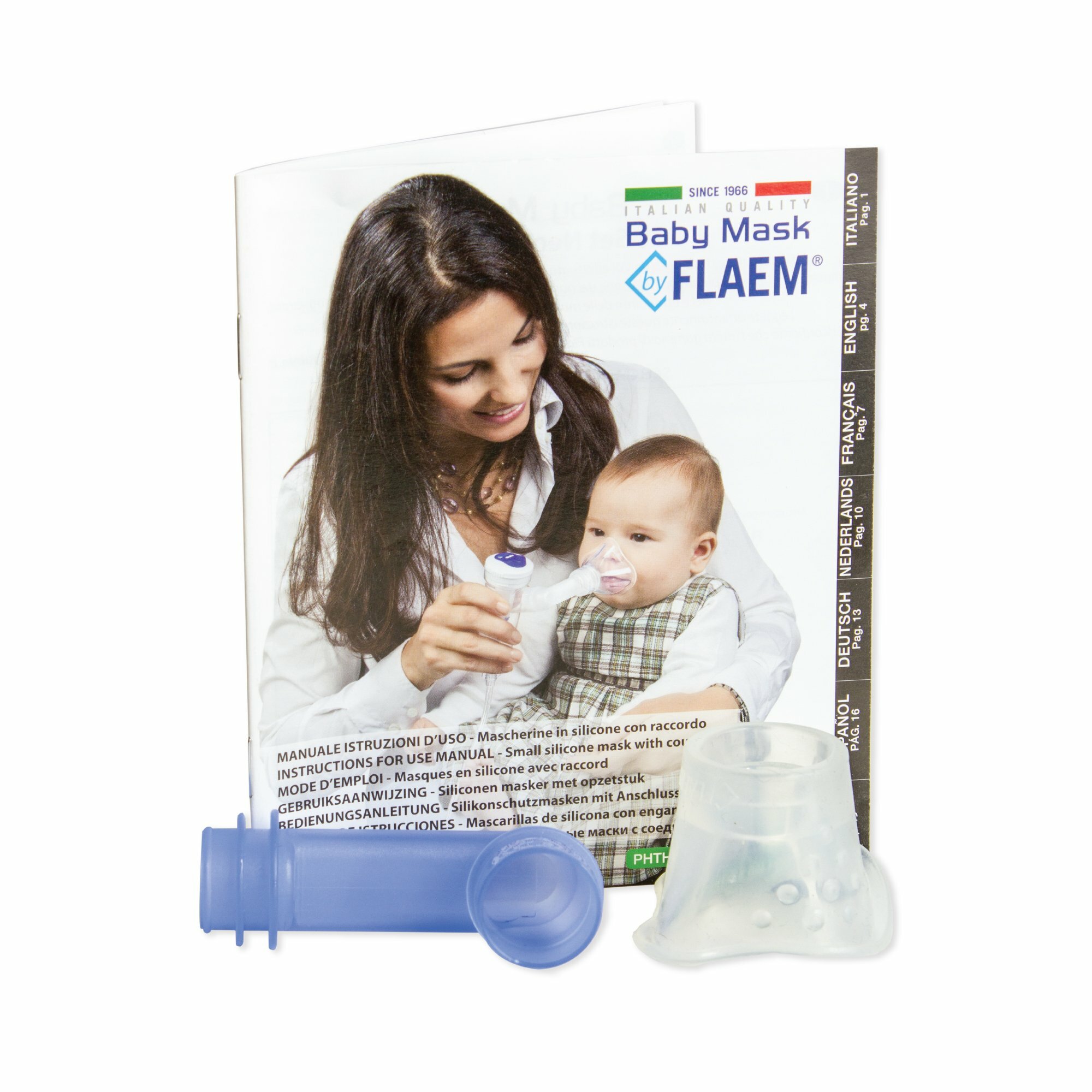 FLAEM M0 Inhalačná maska pre novorodencov od 0 - 1 mesiaca
