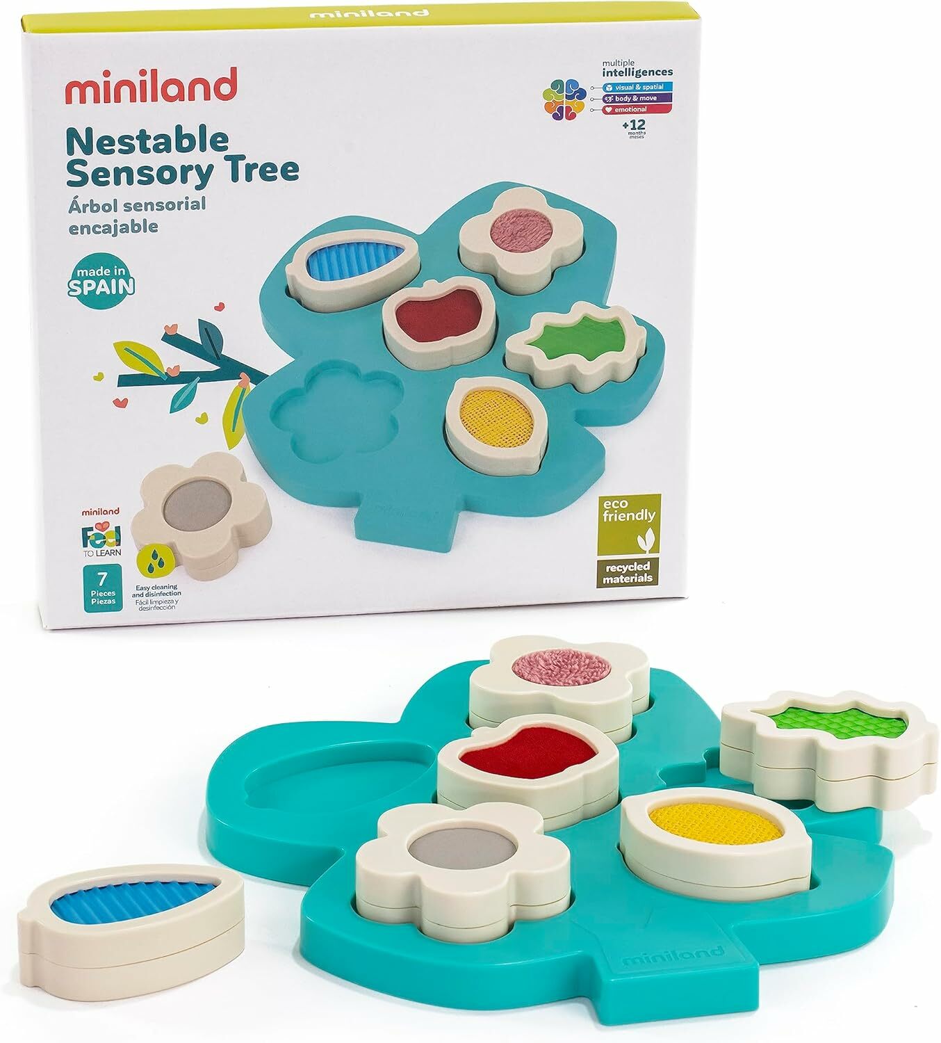 Miniland Senzorická skladačka - Strom