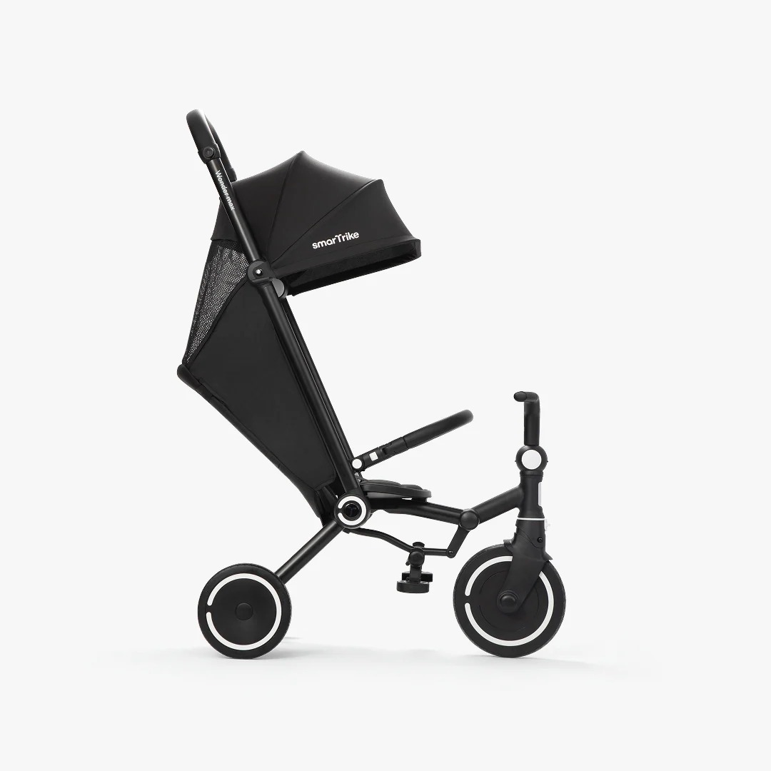 SmarTrike Wonder MAX 6v1 – Luxusný kočík a trojkolka s plnou výbavou - čierny