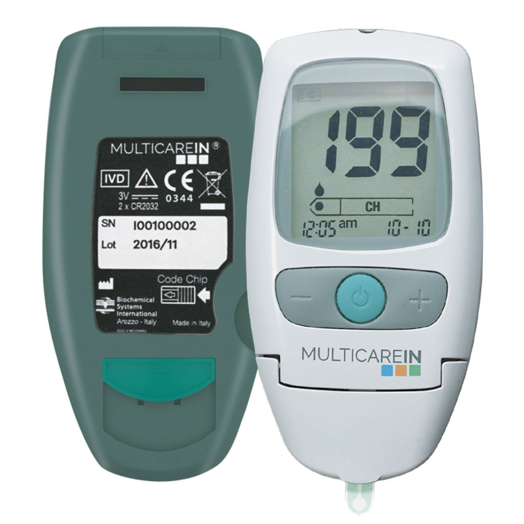 BSI MultiCareIn  Zariadenie na meranie glukózy, cholesterolu a triglyceridov