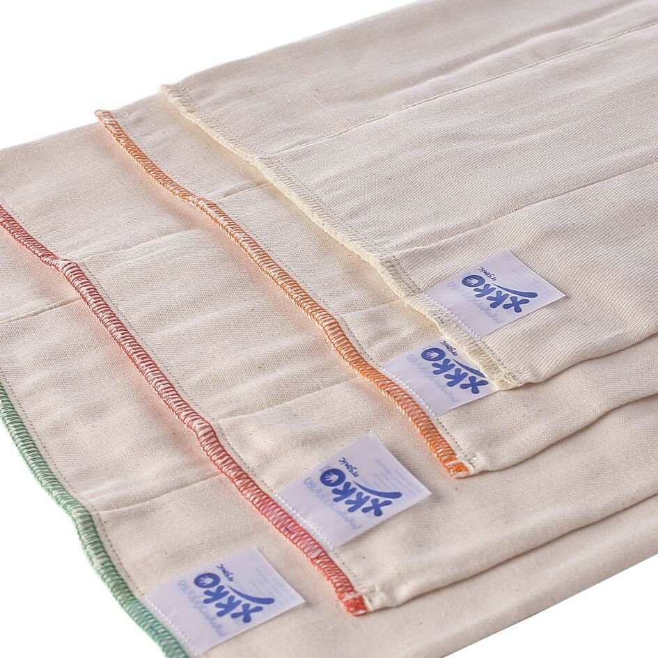 XKKO Organic Viacvrstvové plienky (4/8/4)  NATURAL - Newborn