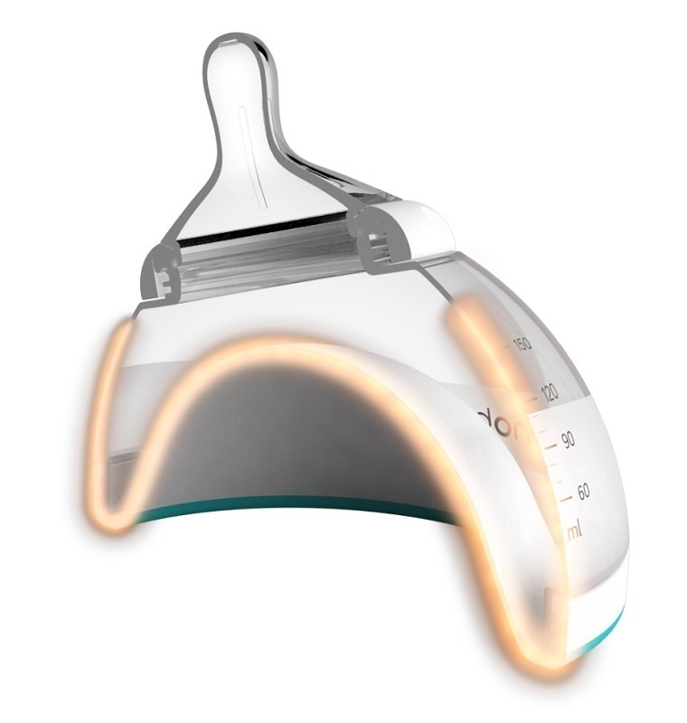 Nanobébé Fľaša na kŕmenie / skladovanie mlieka, 150ml + náhradný cumlík - 2ks, 0m+, tyrkys