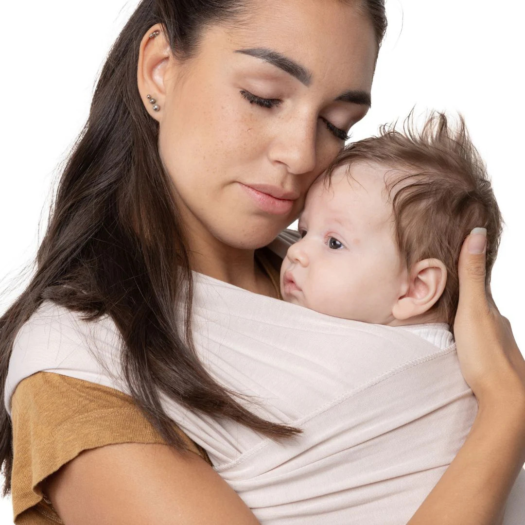 BOBA Wrap Šatka na nosenie detí, bio béžová