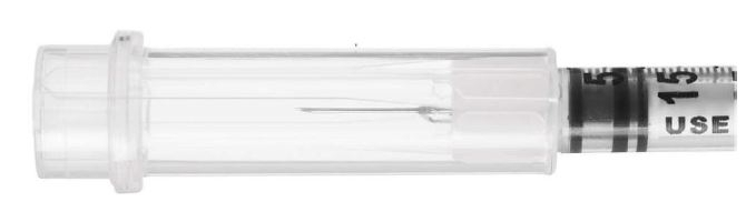 SOL-CARE Bezpečnostná striekačka s objemom 5 ml a koncovkou Luer Lock, 100 ks
