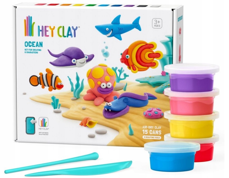 HEY CLAY Ocean Modelovacia hmota set, Oceán