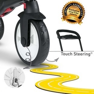 Smart Trike  Folding Trike STR5 Skladacia trojkolka 7v1, červená-melanž, 9m-3r