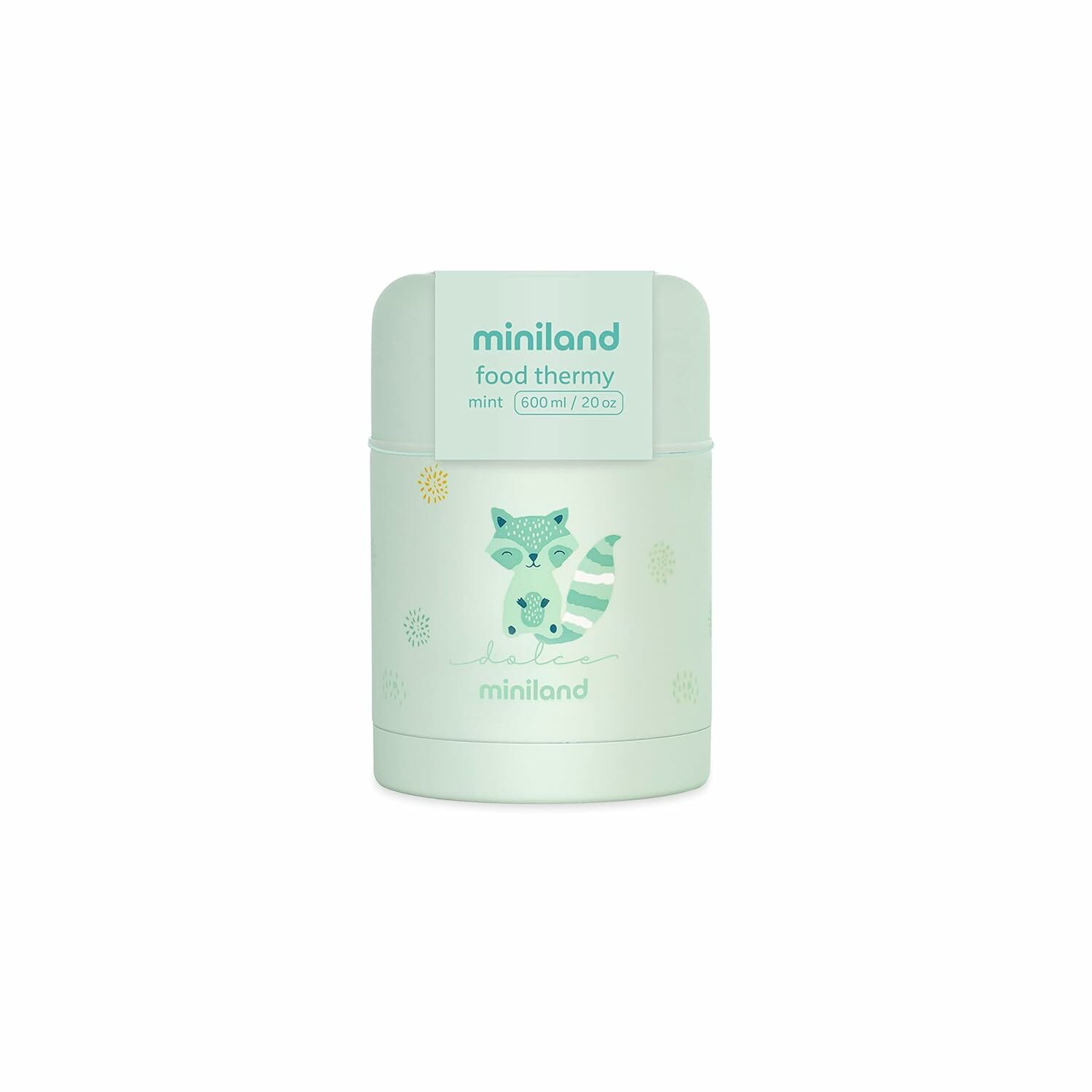 Miniland Dolce Termoska na jedlo, 600 ml, mätová