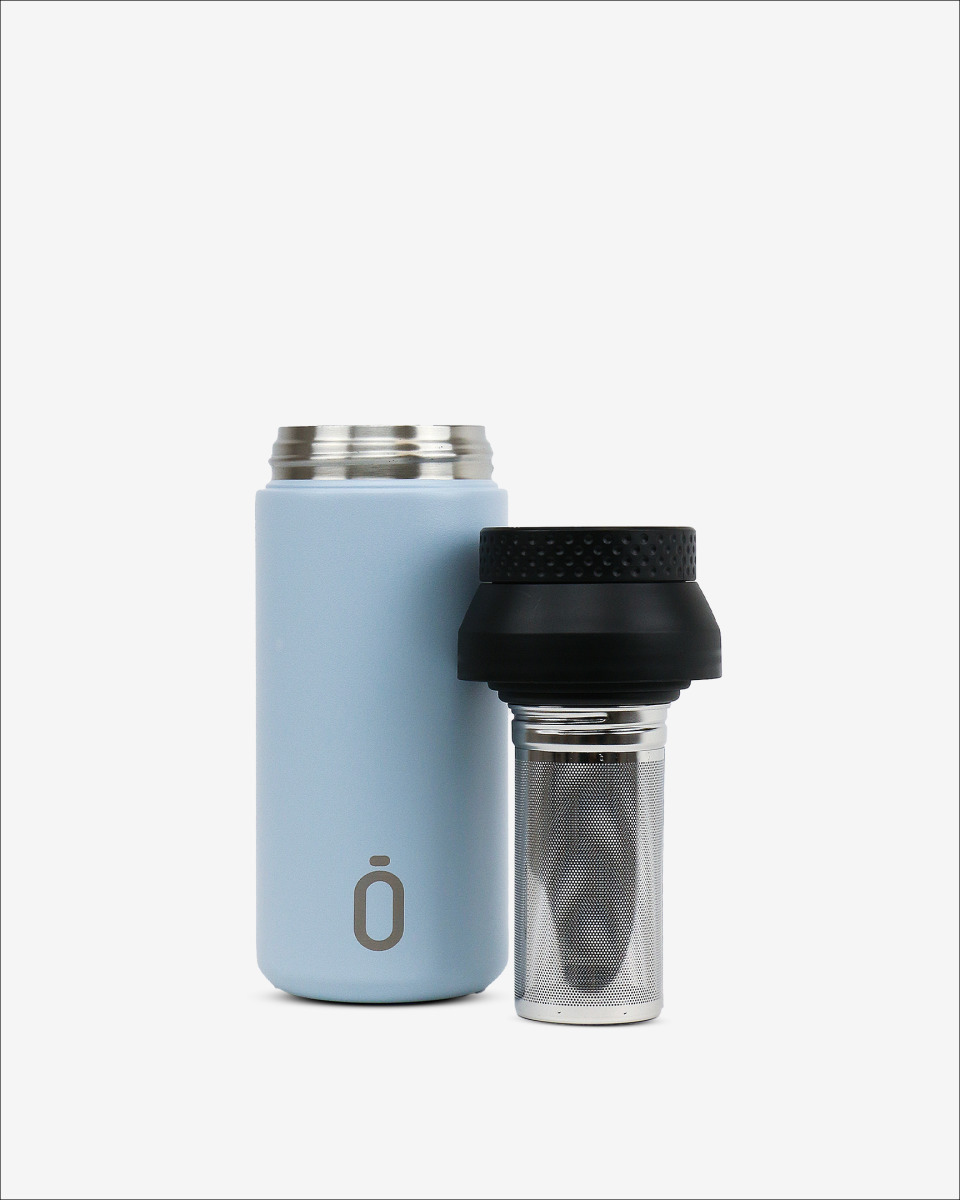 Runbott Cup Mii Malá nerezová termofľaša – 350ml, Pudrová modrá