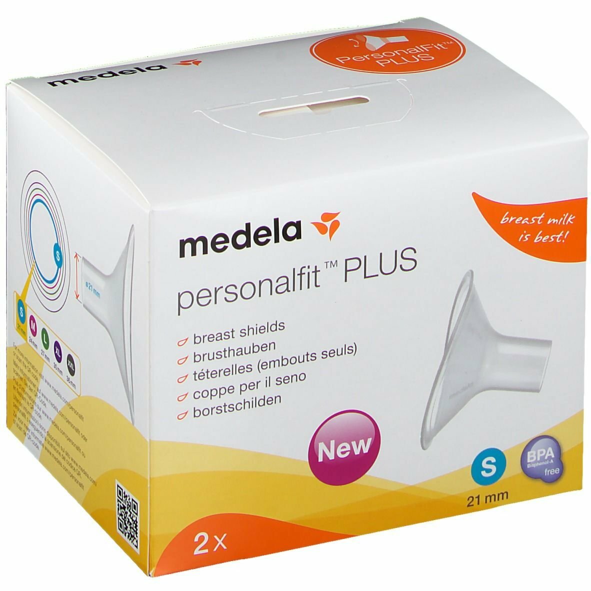 MEDELA Personal Fit Plus, Prsný nástavec, veľ. L (27mm), 2ks