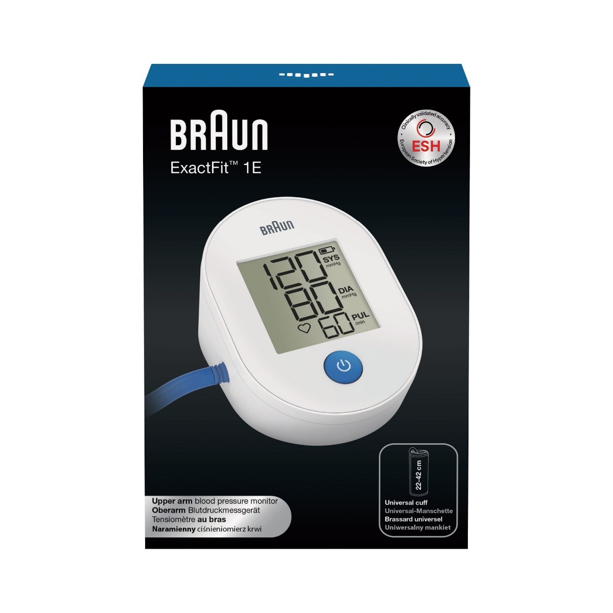 Braun ExactFit™ 1E BUA4000EU Automatický ramenný tlakomer