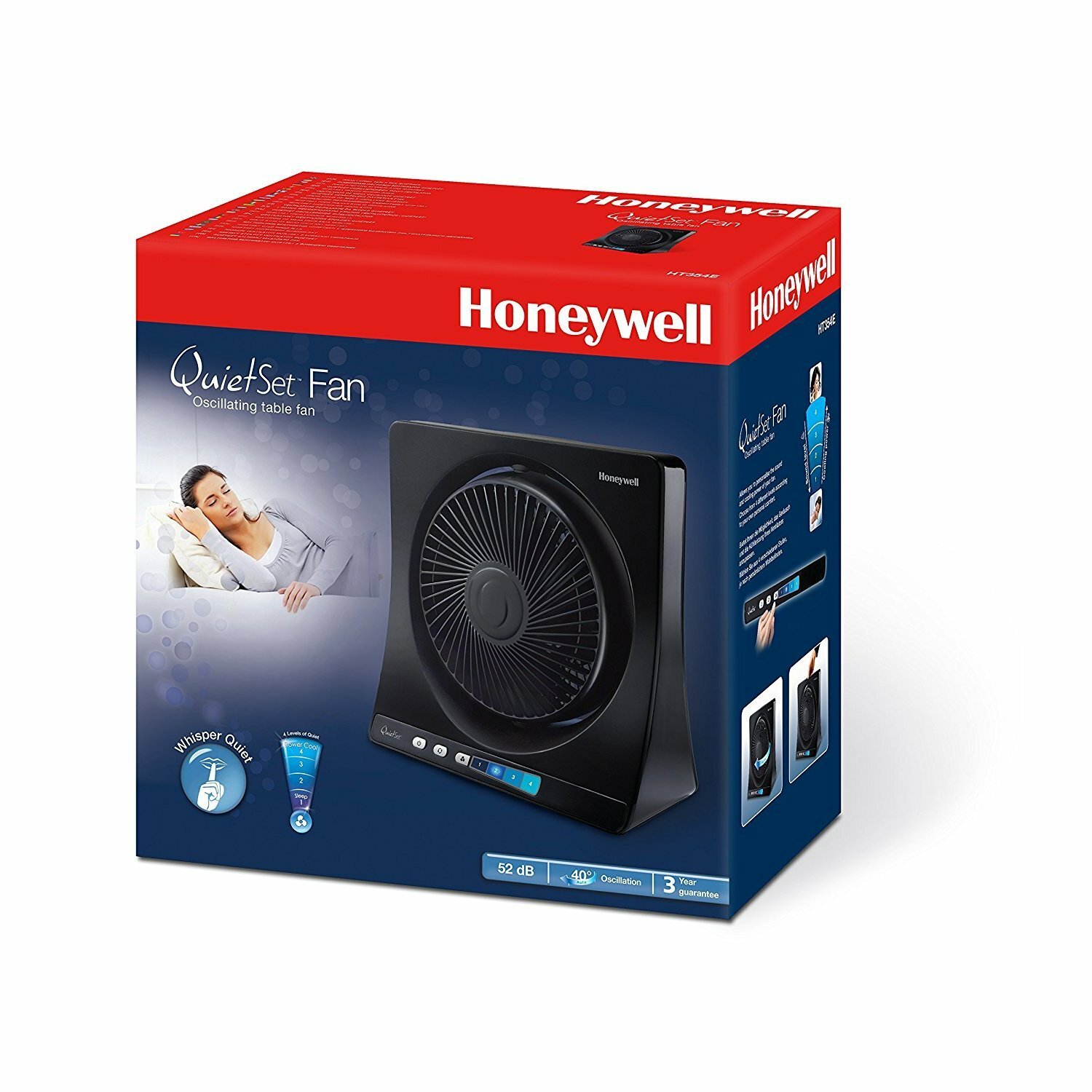 Honeywell HT354E Stolný ventilátor s osciláciou